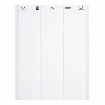 Brady LAT-21-747-1 LaserTab Laser Printable LAT-21-747-1