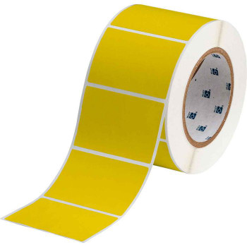 Brady THT-19-8591-1-YL Thermal Transfer Printable THT-19-8591-1-YL