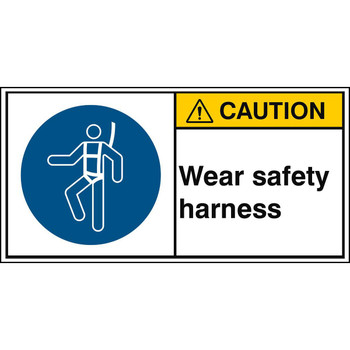 Brady M/M018/EN285-PEUL-100X50/1-B ISO Safety Sign - Wear safety M/M018/EN285-PEUL-100X50/1-B