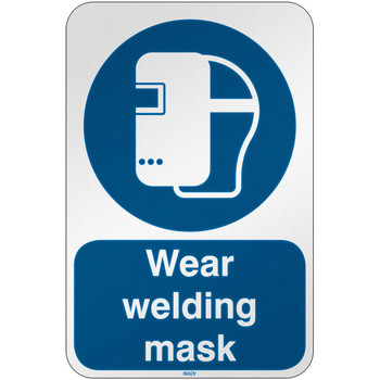 Brady M/M019/EN286/RFL-390X590-1 ISO Safety Sign - Wear M/M019/EN286/RFL-390X590-1