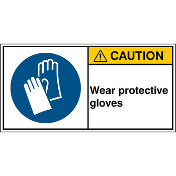 Brady M/M009/EN281-PEUL-100X50/1-B ISO Safety Sign - Wear M/M009/EN281-PEUL-100X50/1-B