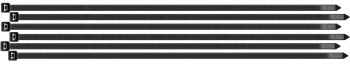Brady NYTIE-12.5X720-BK Nylon Wire & Cable Ties NYTIE-12.5X720-BK