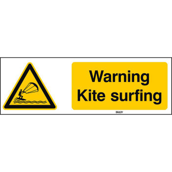 Brady W/W062/EN505/ALU-450X150-1 ISO Safety Sign - Warning W/W062/EN505/ALU-450X150-1
