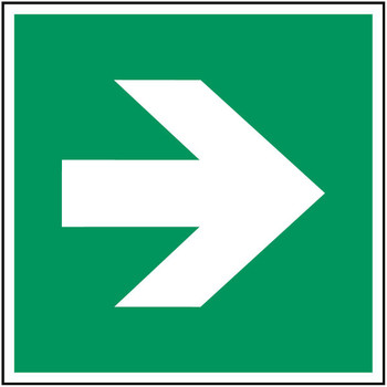Brady E/A090/NT/FLO-500X500-1 Floor Safety Sign - Direction E/A090/NT/FLO-500X500-1