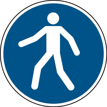 Brady PIC M024-DIA 200-PE-CRD/1 ISO Safety Sign - Use this PIC M024-DIA 200-PE-CRD/1