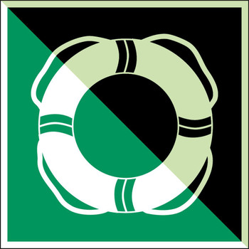 Brady E/E061/NT/PP-PHOLUMC-100X100-1 ISO Safety Sign - Water E/E061/NT/PP-PHOLUMC-100X100-1