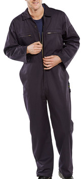 Beeswift Heavyweight Boilersuit Navy Blue Size 48 PCBSHWN48