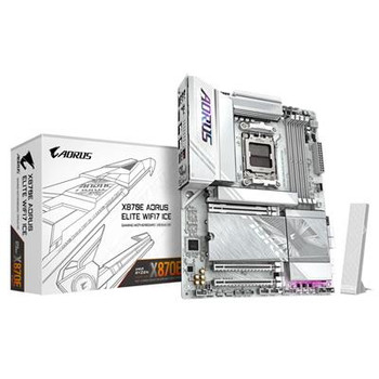 Aorus X870E AORUS ELITE WIFI7 ICE Socket Am5/X870e/Ddr5/S-Ata 6Gb/S/Atx X870E A ELITE WIFI7 ICE