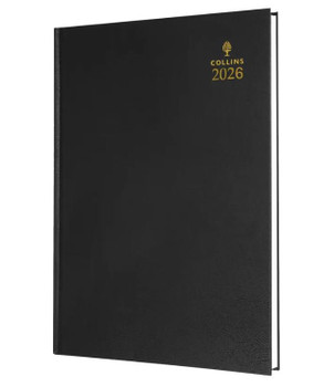 Collins 40 Desk Diary A4 Week To View 2026 Black 40.99-26 - 822179 822179