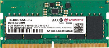 Transcend TS4800ASG-8G Memory Module 8 Gb 1 X 8 Gb TS4800ASG-8G