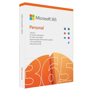 Microsoft Office 365 Personal 1 Year 1 User - Retail Boxed Fy25h2 EP2-32410