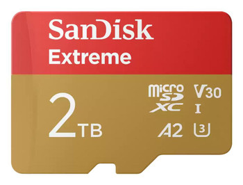 Sandisk SDSQXAV-2T00-GN6MA Extreme 2 Tb Microsdxc Uhs-I SDSQXAV-2T00-GN6MA
