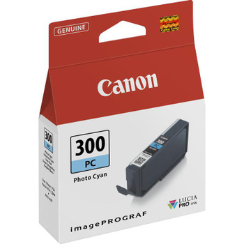 Canon Pfi300pc Photo Cyan Standard Capacity Ink Cartridge 14Ml - 4197C001 4197C001