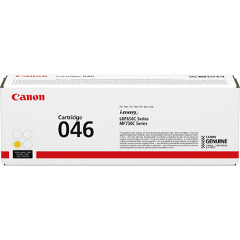 Canon 046Y Yellow Standard Capacity Toner Cartridge 2.3K Pages - 1247C0020 1247C002