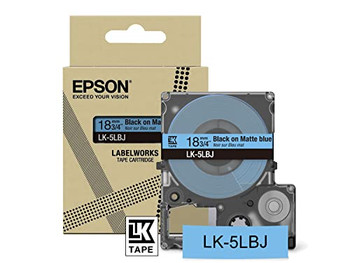 Epson Lk-5Lbj Black On Matte Blue Tape Cartridge 18Mm - C53S672081 C53S672081