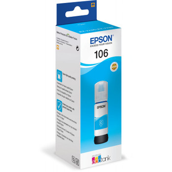Epson 106 Cyan Ink Bottle 70Ml - C13T00R240 C13T00R240