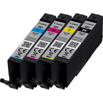 Canon Cli-581 Black & Colour Standard Ink Cartridge  5.6Ml - 2103C007 2103C007