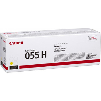 Canon 055Hy Yellow High Capacity Toner Cartridge 5.9K Pages - 3017C002 3017C002