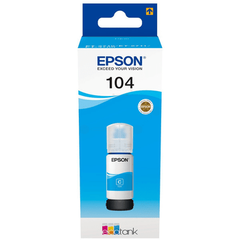 Epson 104 Cyan Ink Bottle 70Ml - C13T00P240 C13T00P240