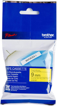 Brother Black On Yellow Ptouch Ribbon 9Mm X 8M - MK621BZ MK621BZ