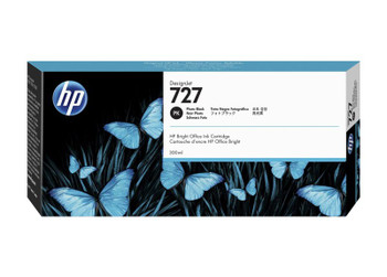 Hp No 727 Photo Black Ink Cartridge 300Ml - F9J79A F9J79A