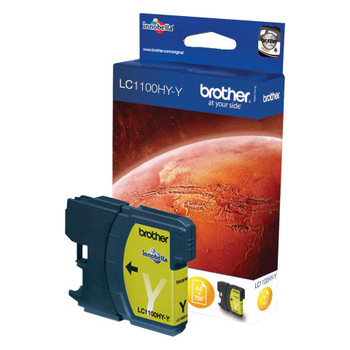 Brother Yellow High Yield Ink Cartridge 10Ml - LC1100HYY LC1100HYY