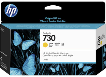 Hp No 730 Yellow Standard Capacity Ink Cartridge130ml - P2V64A P2V64A
