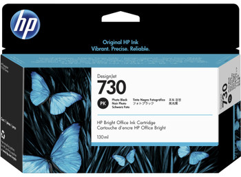Hp No 730 Photo Black Standard Capacity Ink Cartridge 130Ml - P2V67A P2V67A