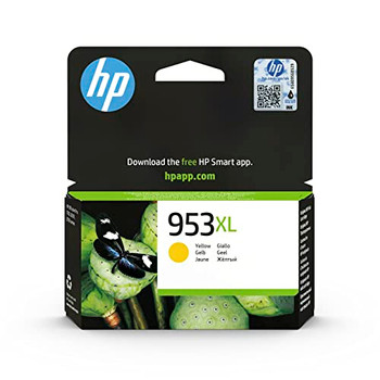Hp 953Xl Yellow High Yield Ink Cartridge 20Ml for Hp Officejet Pro 8210/8710/872 F6U18AE