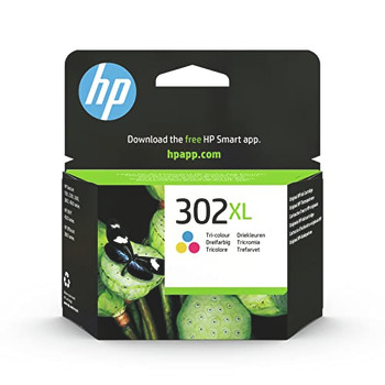 Hp 302Xl Tricolour Standard Capacity Ink Cartridge 300 Pages 8Ml - F6U67AE F6U67AE