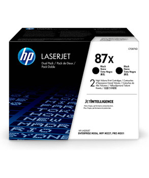 Hp 87X Black Standard Capacity Toner Cartridge 18K Pages Twinpack - CF287XD CF287XD