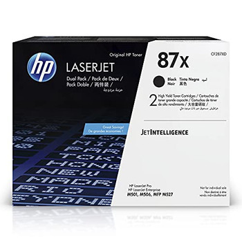 Hp 87X Black Standard Capacity Toner Cartridge 18K Pages Twinpack - CF287XD CF287XD