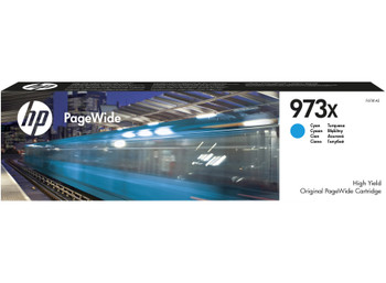 Hp 973X Cyan High Yield Ink Cartridge 86Ml for Hp Pagewide Pro 452/477 - F6T81AE F6T81AE
