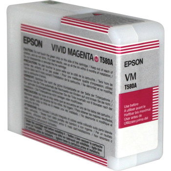 Epson T580a Vivid Magenta Ink Cartridge 80Ml - C13T580A00 C13T580A00