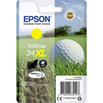 Epson 34Xl Golfball Yellow High Yield Ink Cartridge 11Ml - C13T34744010 C13T34744010