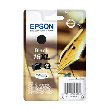 Epson 16Xl Pen And Crossword Black High Yield Ink Cartridge 13Ml - C13T16314012 C13T16314012