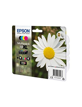 Epson 18Xl Daisy Black Cyan Magenta Yellow High Yield Ink Cartridge Multipack 11 C13T18164012