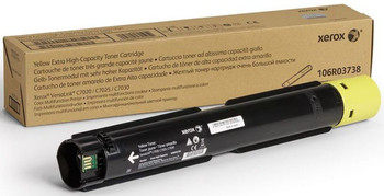 Xerox Yellow High Capacity Toner Cartridge 16.5K Pages for Vlc70xx - 106R03738 106R03738