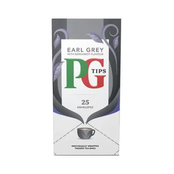 Pg Tips Earl Grey Tea Bag Enveloped Pack 25 - 800398 0800398