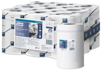 Tork Reflex M3 Multipurpose Wiping Paper Plus 2-Ply 200 Sheets White Pack 9 - 47 473474