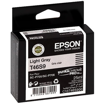 Epson T46s9 Light Grey Pro10 Ink Cartridge 25Ml - C13T46S900 C13T46S900