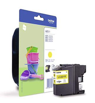 Brother Yellow Ink Cartridge 4Ml - LC221Y LC221Y