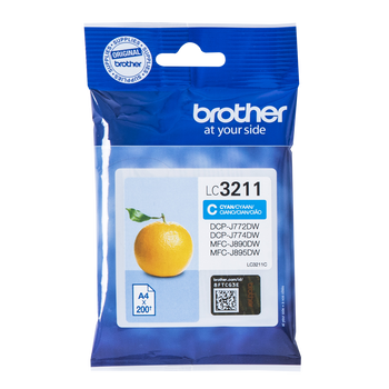 Brother Cyan Ink Cartridge 12Ml - LC3211C LC3211C