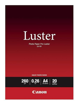 Canon Lu-101 A4 Luster Paper 20 Sheets - 6211B006 6211B006