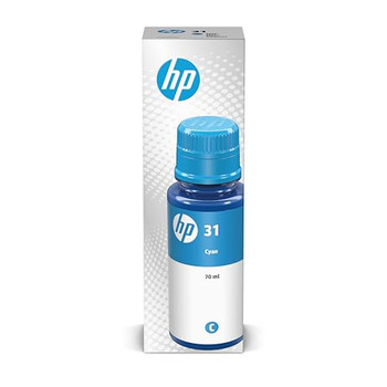 Hp 31 Cyan Standard Capacity Ink Bottle - 1VU26AE 1VU26AE