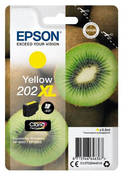 Epson 202Xl Kiwi Yellow High Yield Ink Cartridge 8.5Ml - C13T02H44010 C13T02H44010