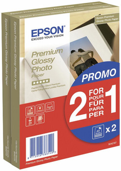 Epson Glossy Photo Paper 10 X 15Cm 2 X 40 Sheets - C13S042167 C13S042167