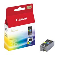 Canon Cli36 Cyan Magenta Yellow Standard Capacity Ink Cartridge 12Ml - 1511B001 1511B001