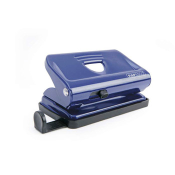 Rapesco 810 2-Hole Metal Punch 12 Sheets - Blue PF810ML1