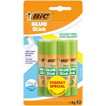 Bic Ecolutions Glue Stick Washable And Solvent Free 8G Pack 5 - 9049263 9049263